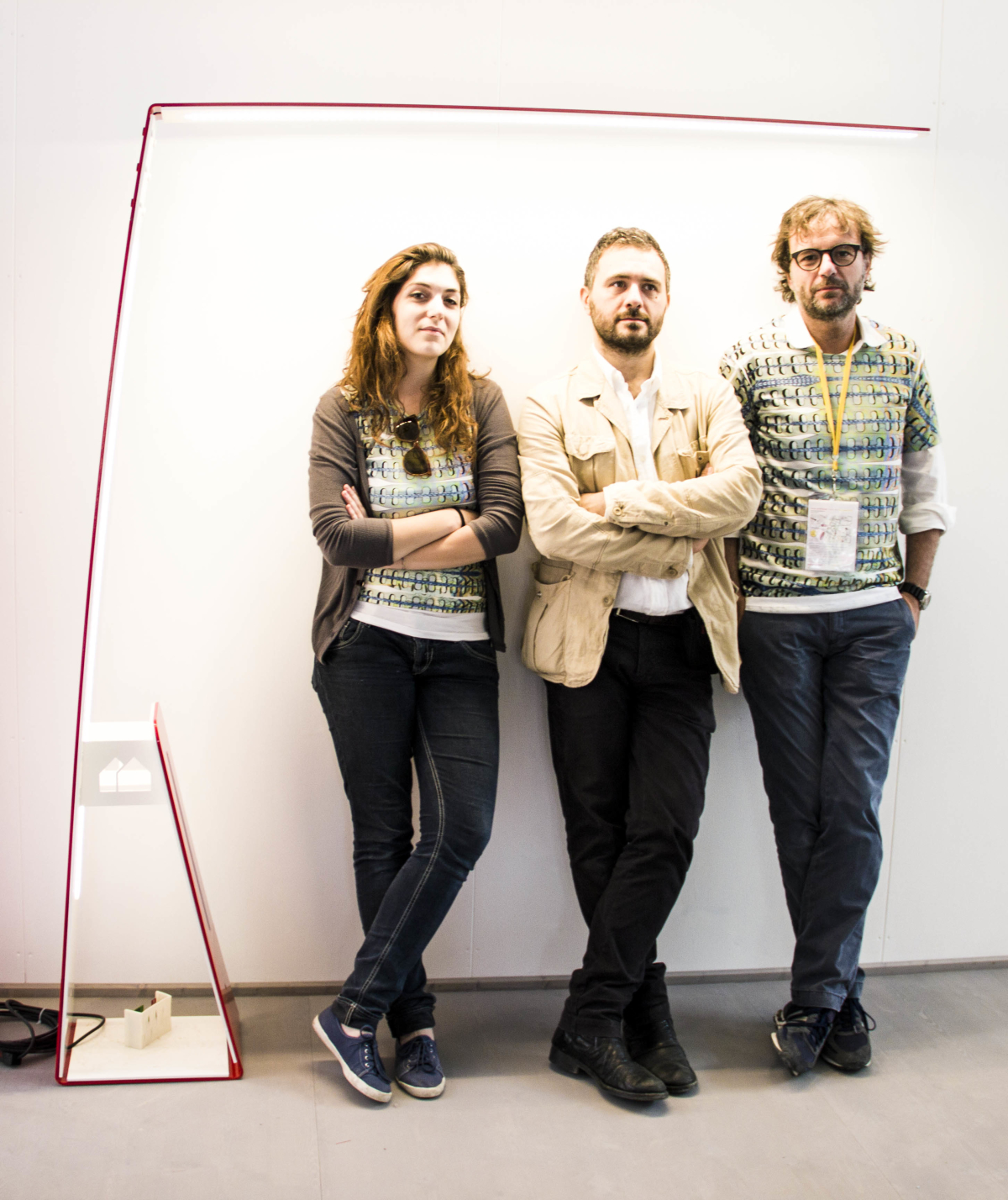 I progettisti: Arianna Dolce, Federico Ognibene e Marco Frascarolo