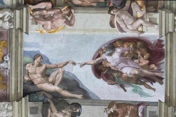 Vatican City: the Sistine Chapel with the new LED lighting