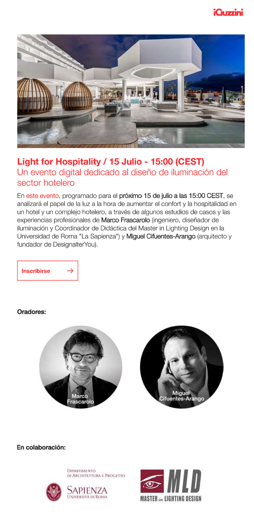 LIGHT FOR HOSPITALITY